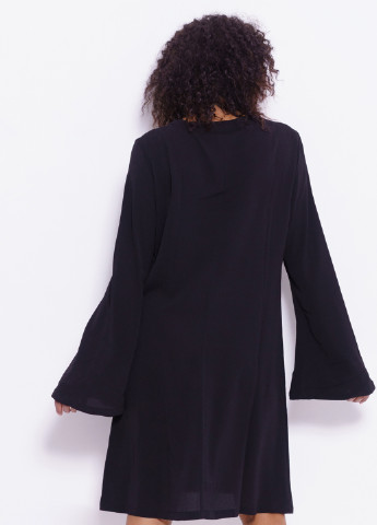 Черное кэжуал платье а-силуэт Magnet однотонное