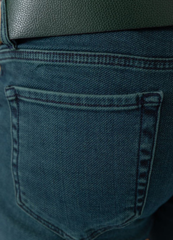 Темно-зеленые демисезонные прямые джинсы Ager