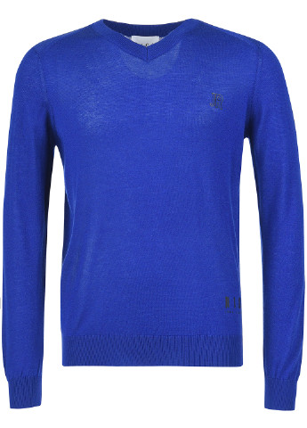 Синий зимний пуловер John Richmond