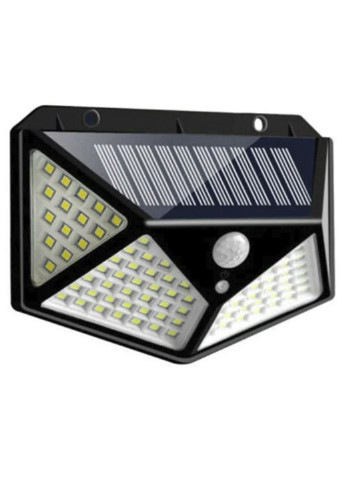 Вуличний світлодіодний прожектор ліхтар із датчиком руху на сонячній батареї 100 LED Solar (250459159)