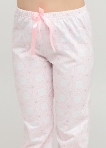 Світло-рожева всесезон піжама (лонгслів, штани, маска) лонгслив + брюки Lucci