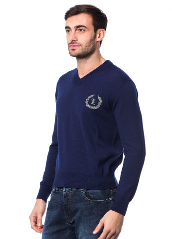 Темно-синій демісезонний пуловер пуловер Billionaire