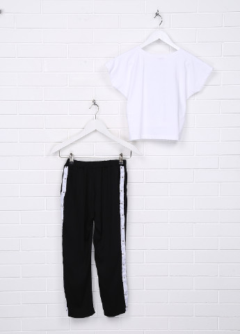 Черный летний комплект (футболка, брюки) CSW