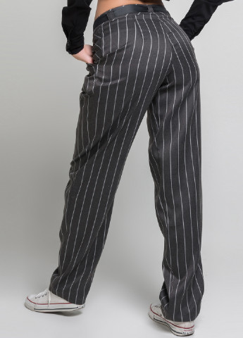 Темно-серые кэжуал демисезонные брюки Azuri