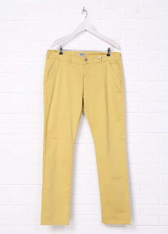 Светло-желтые кэжуал весенние зауженные брюки Sorbino