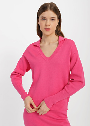 Розовый демисезонный пуловер пуловер Sewel