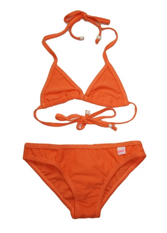 Оранжевый летний купальник (лиф, трусы) бикини Parah