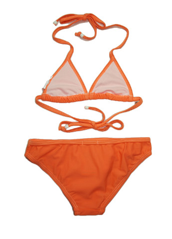 Оранжевый летний купальник (лиф, трусы) бикини Parah