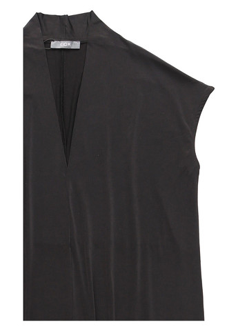 Черное кэжуал платье Kiomi однотонное