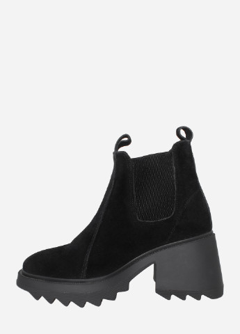 Осенние ботинки re2745-3342-11 черный El passo из натуральной замши