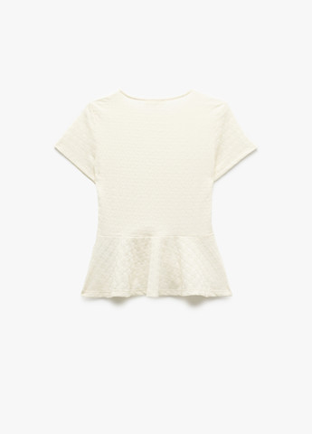 Молочна блуза з баскою KOTON