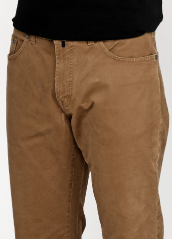 Коричневые кэжуал демисезонные со средней талией брюки Westbury