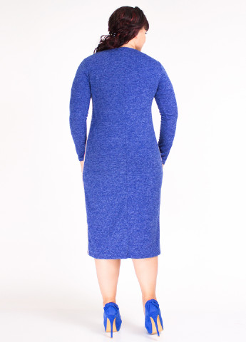 Світло-синя кежуал сукня Fifi Lakres меланжева