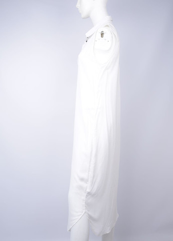 Білий кежуал сукня сорочка Saints & Mortals однотонна