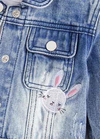 Синя демісезонна куртка SHEIN