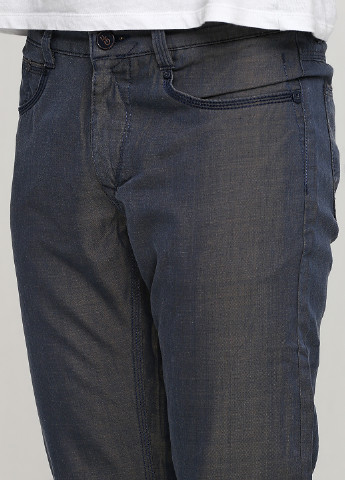Серо-коричневые летние прямые джинсы GF Ferre