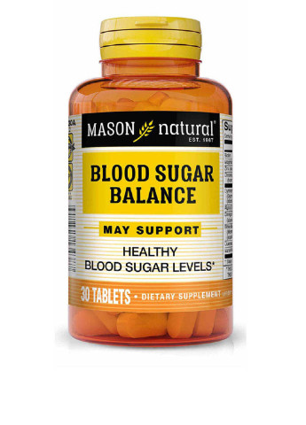 Баланс сахара в крови (30 таб.) Mason Natural (251206477)
