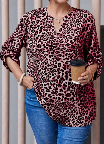 Комбинированная блузка SHEIN