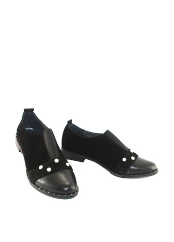 Mila Туфлі чорний з натуральна замша, — демісезон (356509254)