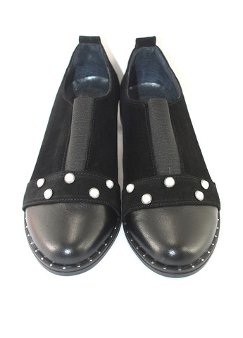 Mila Туфлі чорний з натуральна замша, — демісезон (356509254)