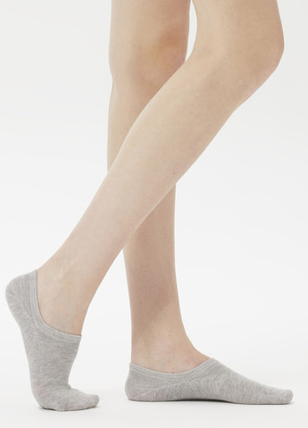 Серые носки (3 пары) UNITED4 однотонные (329148639)