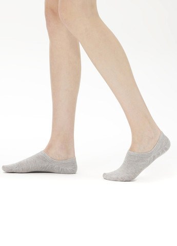 Серые носки (3 пары) UNITED4 однотонные (329148639)