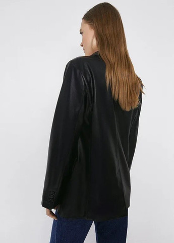 Черный женский жакет No Brand однотонный - демисезонный