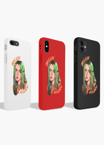 Чохол силіконовий Apple Iphone X Біллі Айлиш (Billie Eilish) (6129-1599) MobiPrint (219534560)