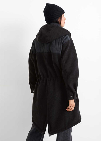 Черное демисезонное Пальто однобортное C&A