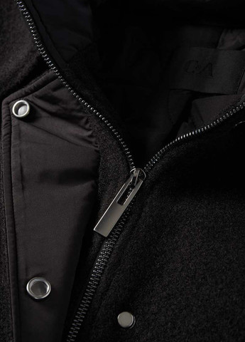 Черное демисезонное Пальто однобортное C&A