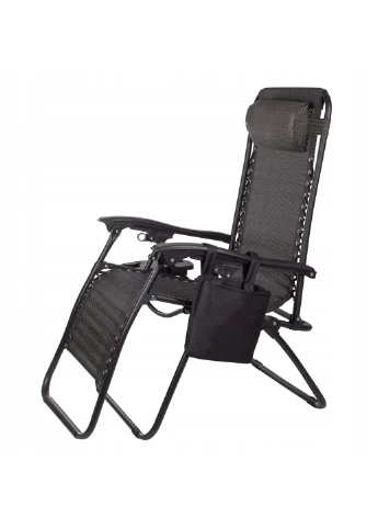 Шезлонг (кріслолежак) для пляжу, тераси та саду Zero Gravity Springos GC0001 (245081632)