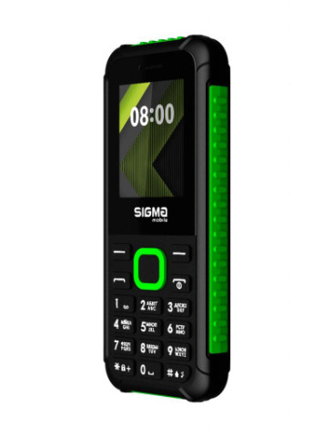 Мобильный телефон X-style 18 Track Black-Green (4827798854433) Sigma (203978760)