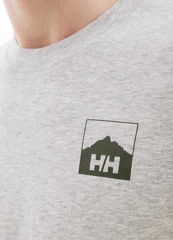 Серая футболка 62979-949 Helly Hansen NORD GRAPHIC HH T-SHIRT