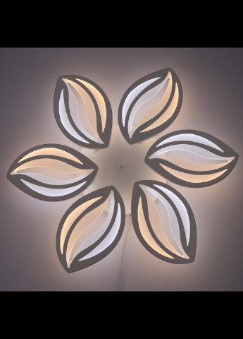 Люстра стельова LED з пультом A2325 / 6-wh Білий 9х61х61 см. Handmade (234539772)