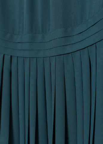 Темно-зелена кежуал сукня H&M однотонна