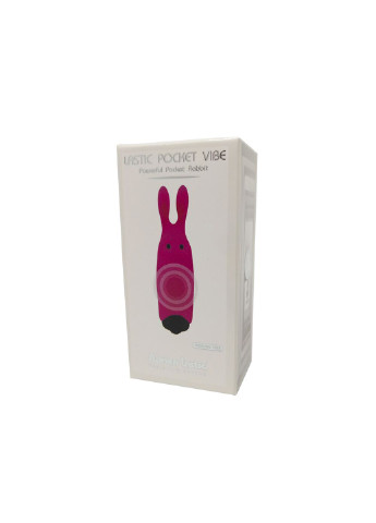 Вібропуля Pocket Vibe Rabbit Pink зі стимулюючими вушками Adrien Lastic (254151090)