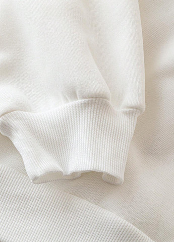 Білий світшот SHEIN напис без декору (345558531)