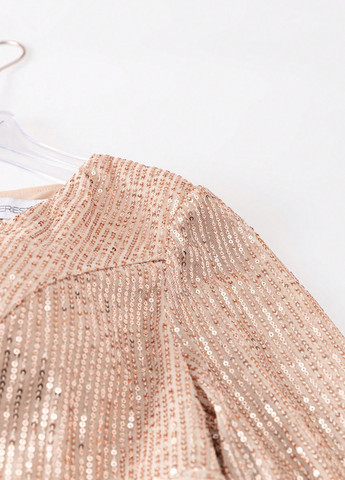 Бежева святковий сукня для вагітних з пишною спідницею SHEIN однотонна