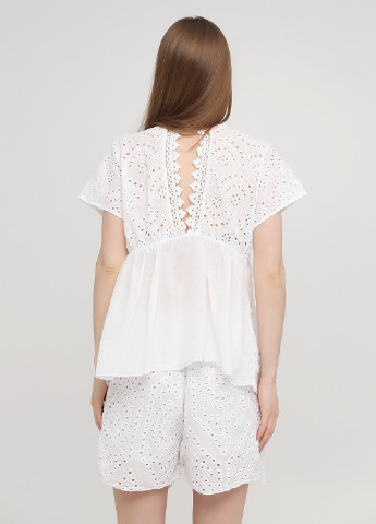 Белая летняя блуза Onlys