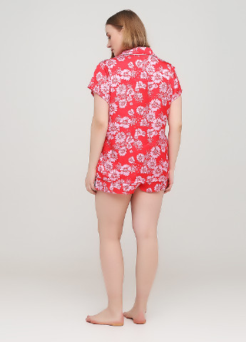 Червона всесезон піжама (сорочка, шорти) сорочка + шорти Avon