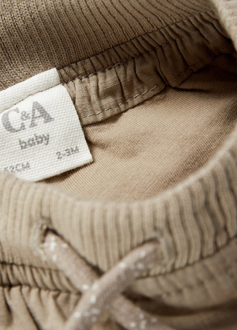 Серо-бежевые кэжуал демисезонные брюки джоггеры, карго C&A