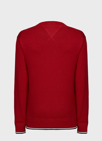 Красный демисезонный свитер джемпер Tommy Hilfiger