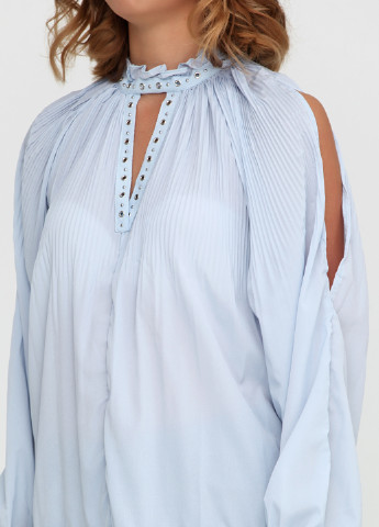 Голубая демисезонная блуза Vertex