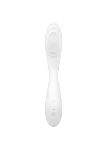 Вібратор із перловою стимуляцією точки G Rrrolling Pleasure White Satisfyer (254151601)