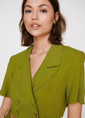 Гірчична блуза Nasty Gal