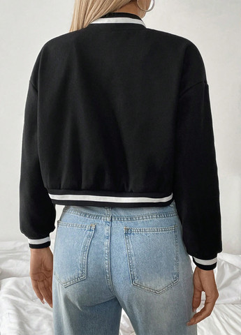 Бомбер SHEIN на кнопках (342382153)