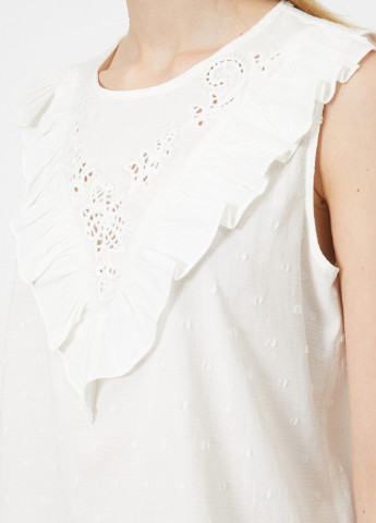 Белая летняя блуза KOTON