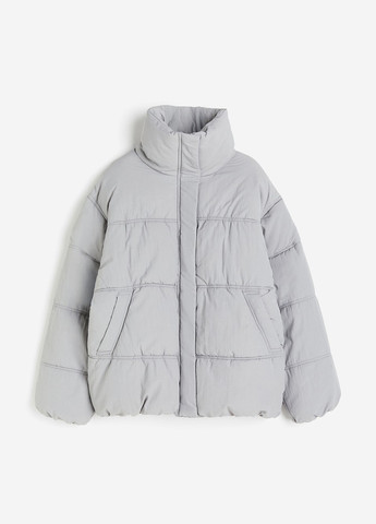 Светло-серая зимняя куртка H&M
