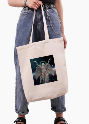Еко сумка шоппер біла Ренесанс Ангел (Renaissance Angel) (9227-1592-WTD) Еко сумка шоппер біла 41*39*8 см MobiPrint (215943892)