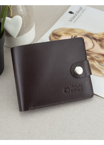 Подарочный мужской набор №62: обложка на паспорт + ключница + портмоне (коричневый матовый) HandyCover (250603788)